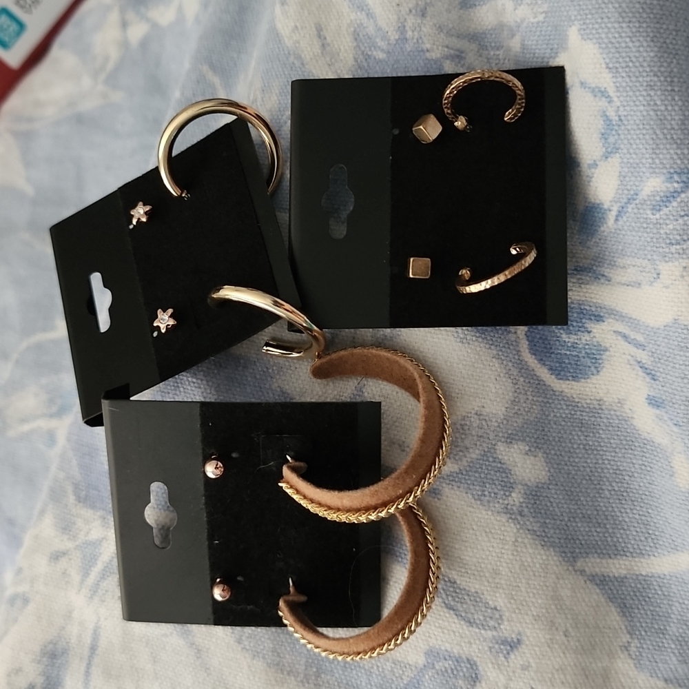 3 sets New hoop earring